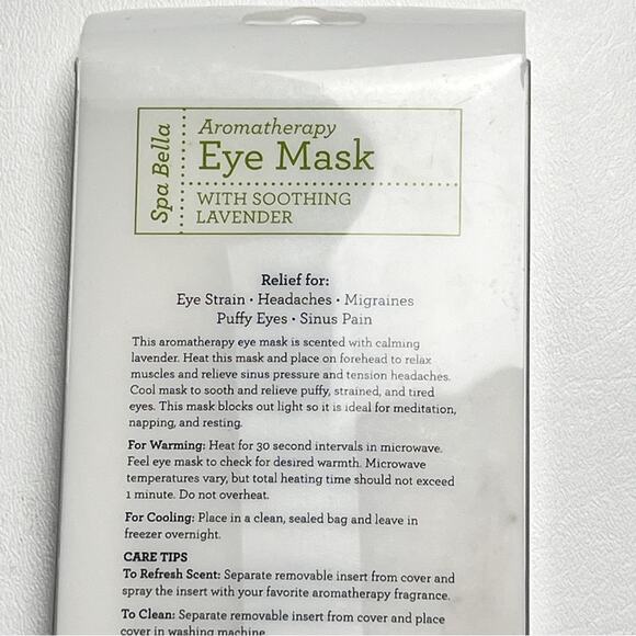 Spa Bello Aromatherapy Eye Mask With Soothing Lavender - Picture 7 of 8
